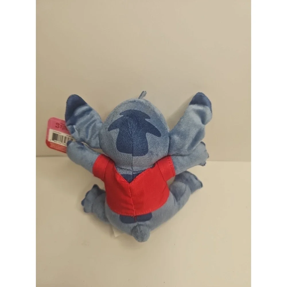 Disney Stitch XOX Heart Red T-Shirt Plush 6
